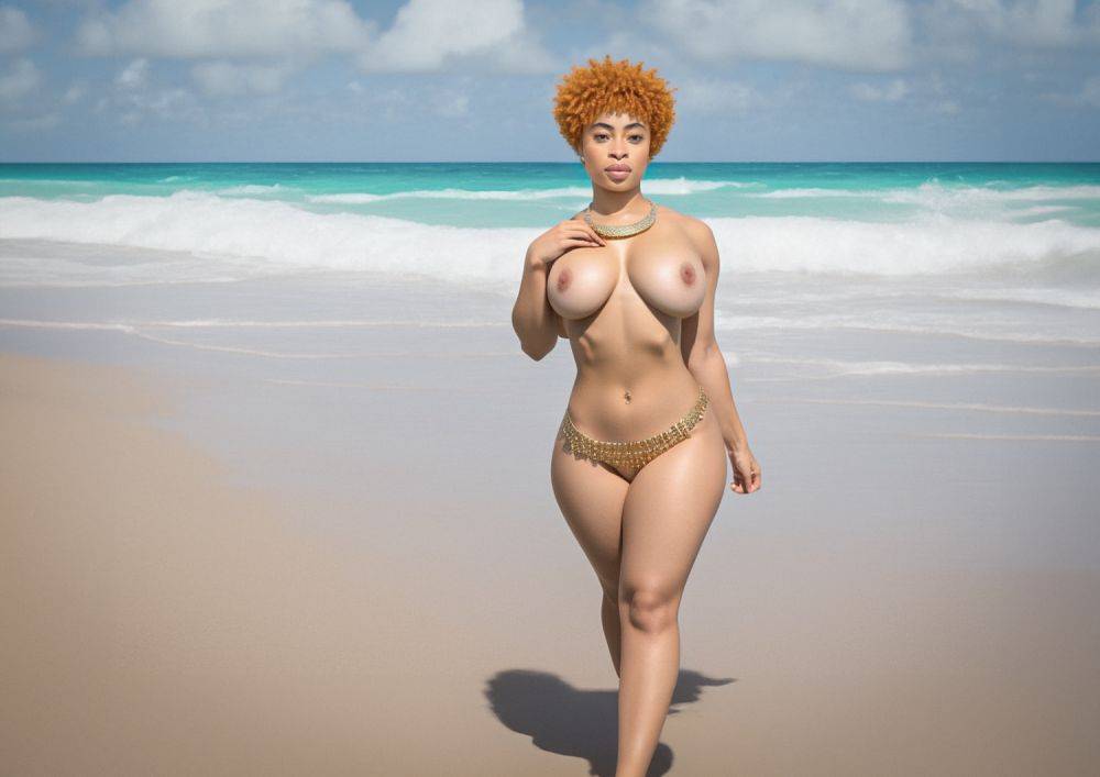 Ai ice spice visits the beach - #12