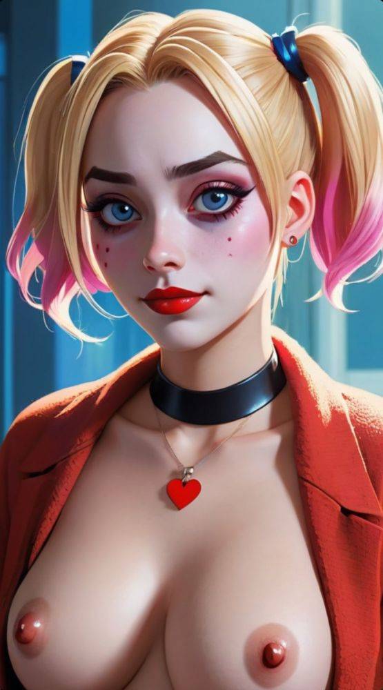 AI generated Harley Quinn Nude - #3