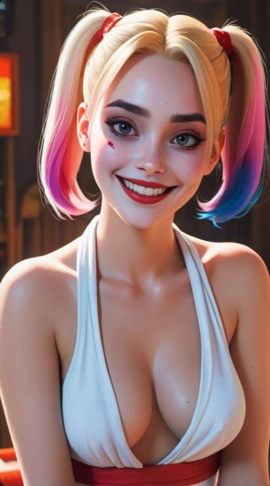 AI generated Harley Quinn Nude - #19