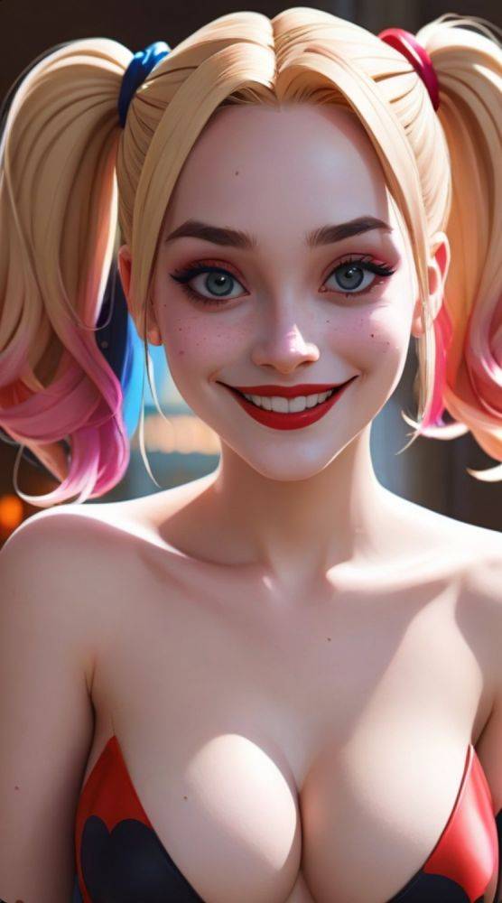 AI generated Harley Quinn Nude - #29