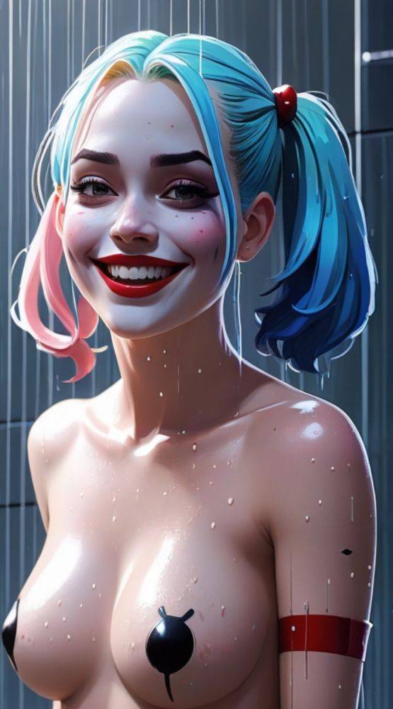 AI generated Harley Quinn Nude - #5