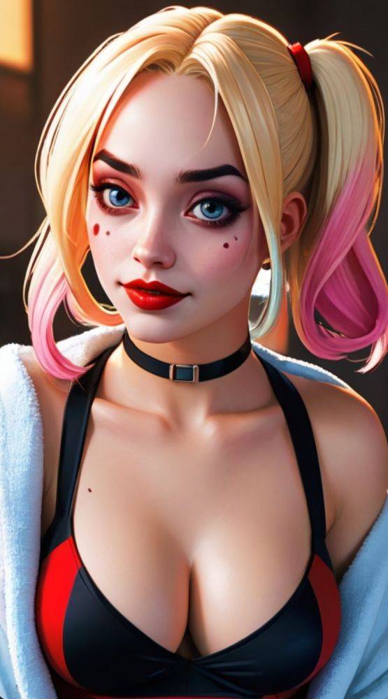 AI generated Harley Quinn Nude - #10