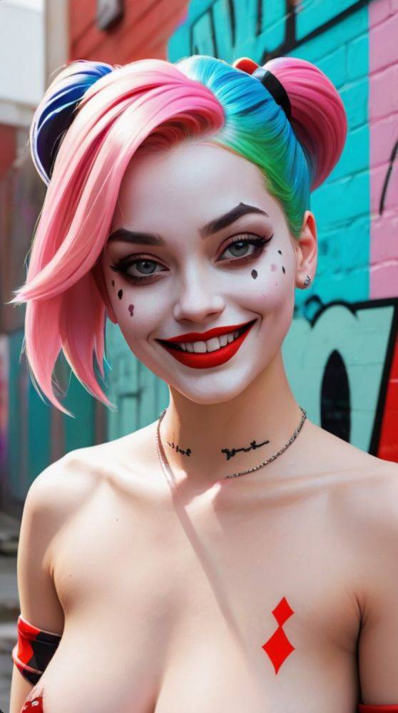 AI generated Harley Quinn Nude - #24
