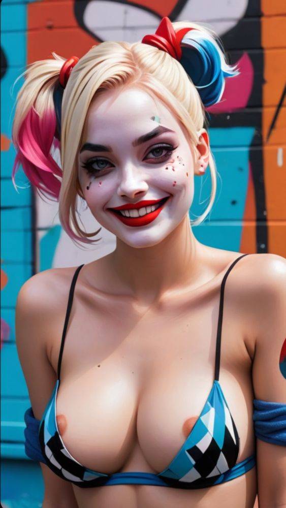 AI generated Harley Quinn Nude - #23