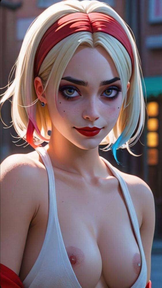 AI generated Harley Quinn Nude - #2
