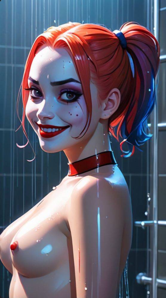 AI generated Harley Quinn Nude - #7