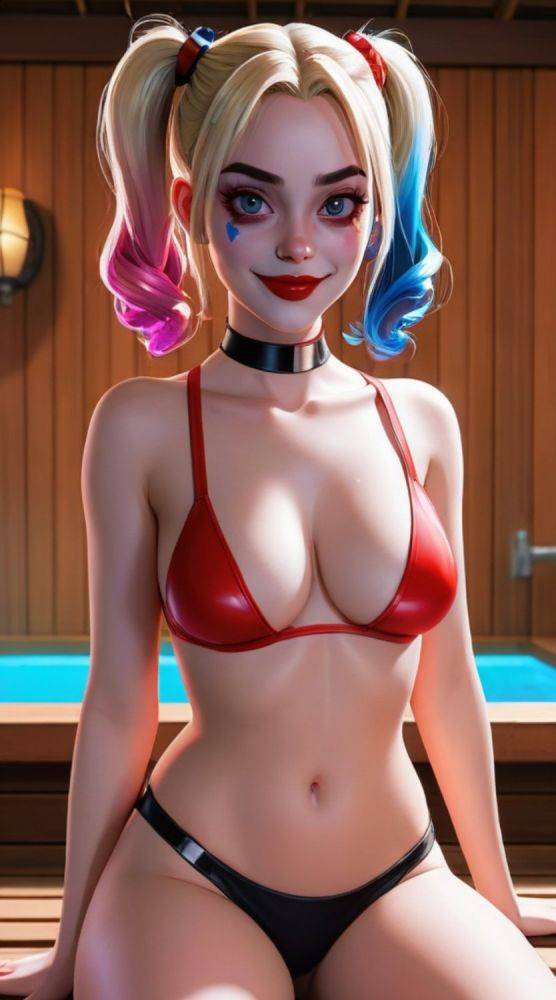 AI generated Harley Quinn Nude - #12