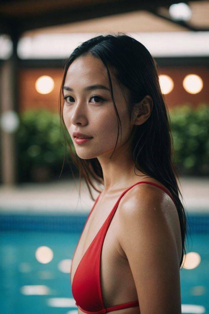 Asian in swimsuit (AI generated) - #21