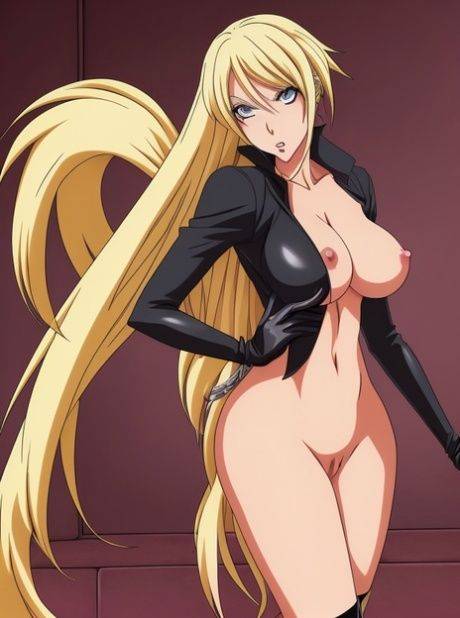 Saucy anime slut Elizabeth Thompson displaying her big boobs and shaved pussy - #4