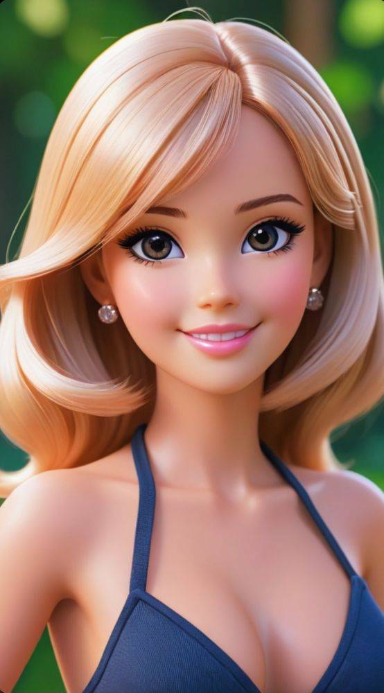 AI generated Barbie Nude - #2