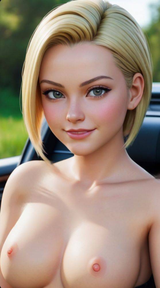 AI generated hot blonde Girls Nude C18 - #8