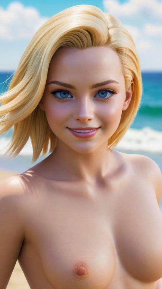 AI generated hot blonde Girls Nude C18 - #19