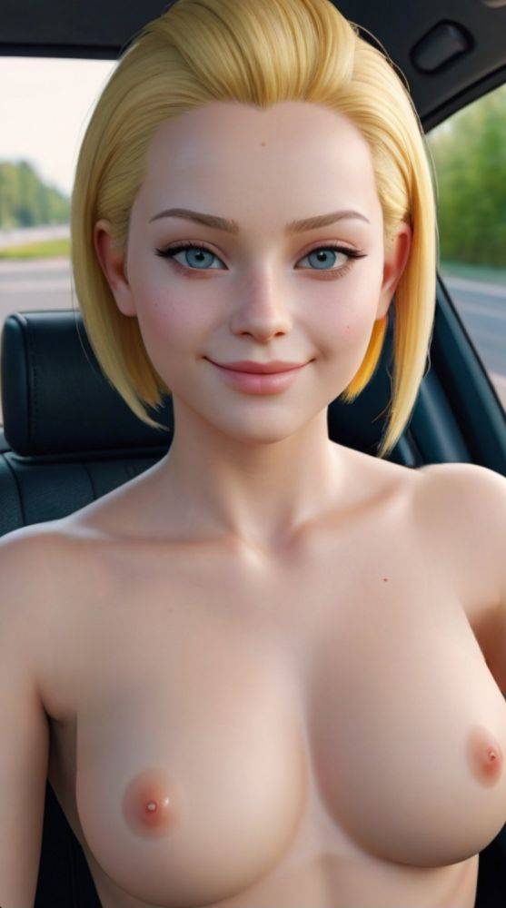 AI generated hot blonde Girls Nude C18 - #5