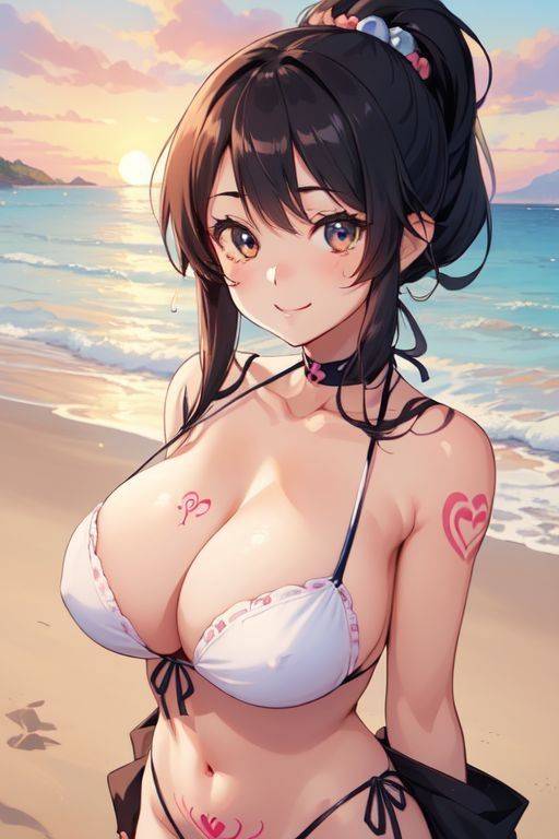 AI generated cute Anime Babes with big boobs Nude - #18