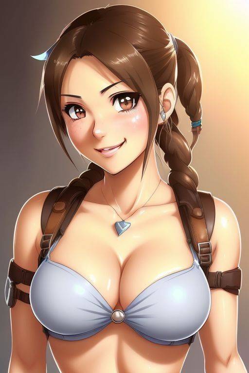 AI generated Lara Croft Nude in different Styles - #21
