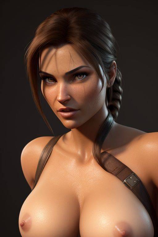 AI generated Lara Croft Nude in different Styles - #11