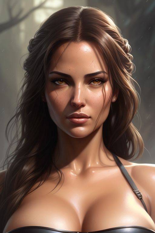 AI generated very hot Lara Croft/Tomb Raider Nude - #2