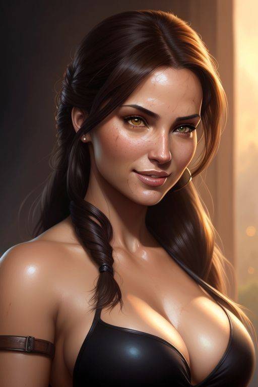 AI generated very hot Lara Croft/Tomb Raider Nude - #21