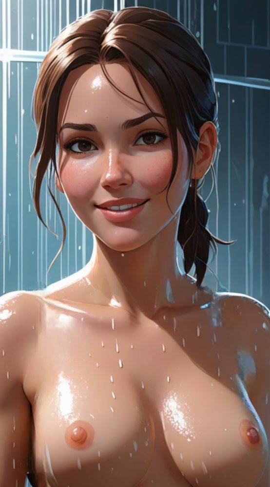 AI generated Tomb Raider/Lara Croft nude - #30