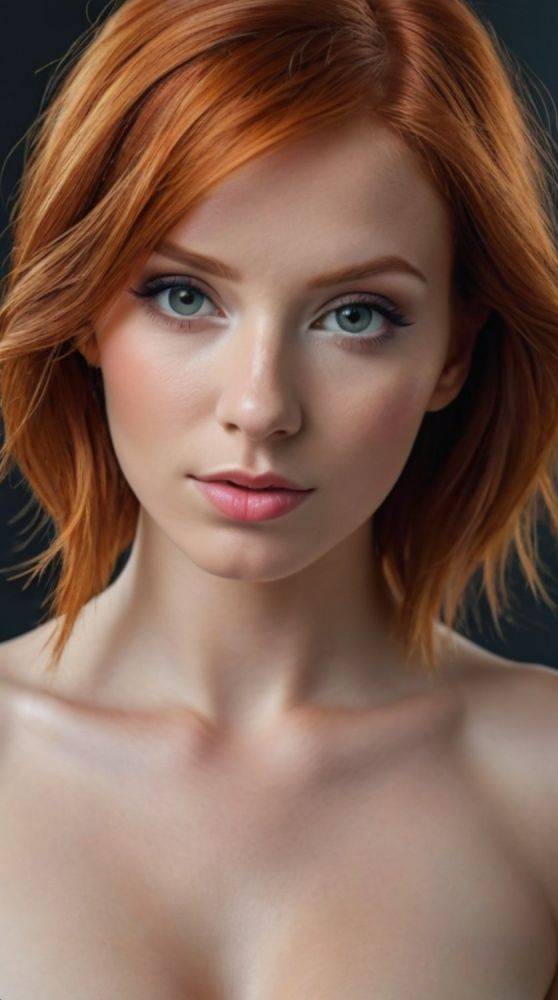 AI generated Hot Redhead Girls Nude - #22