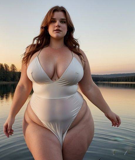 Sexy AI generated BBW Rachel flaunts her stunning curves in a hot compilation - #8