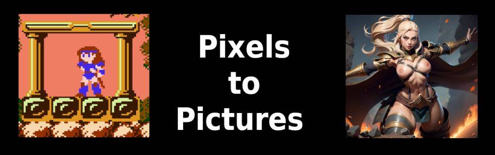 Pixels To Pictures (AI art, sketch-to-img) - #1