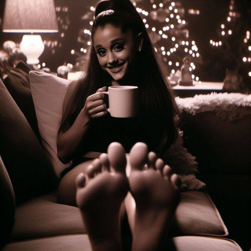 Ariana Grande FEET and legs Part 3 - (AI FAKE not by me) - #5