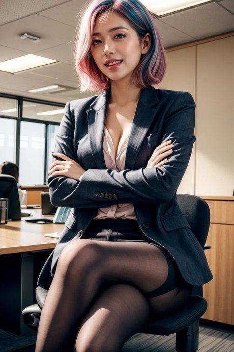 Pretty secretaries flaunt their tits & hot legs in a sexy office compilation - #10