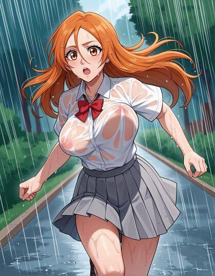 Orihime's Soaking Wet Situation / - #19