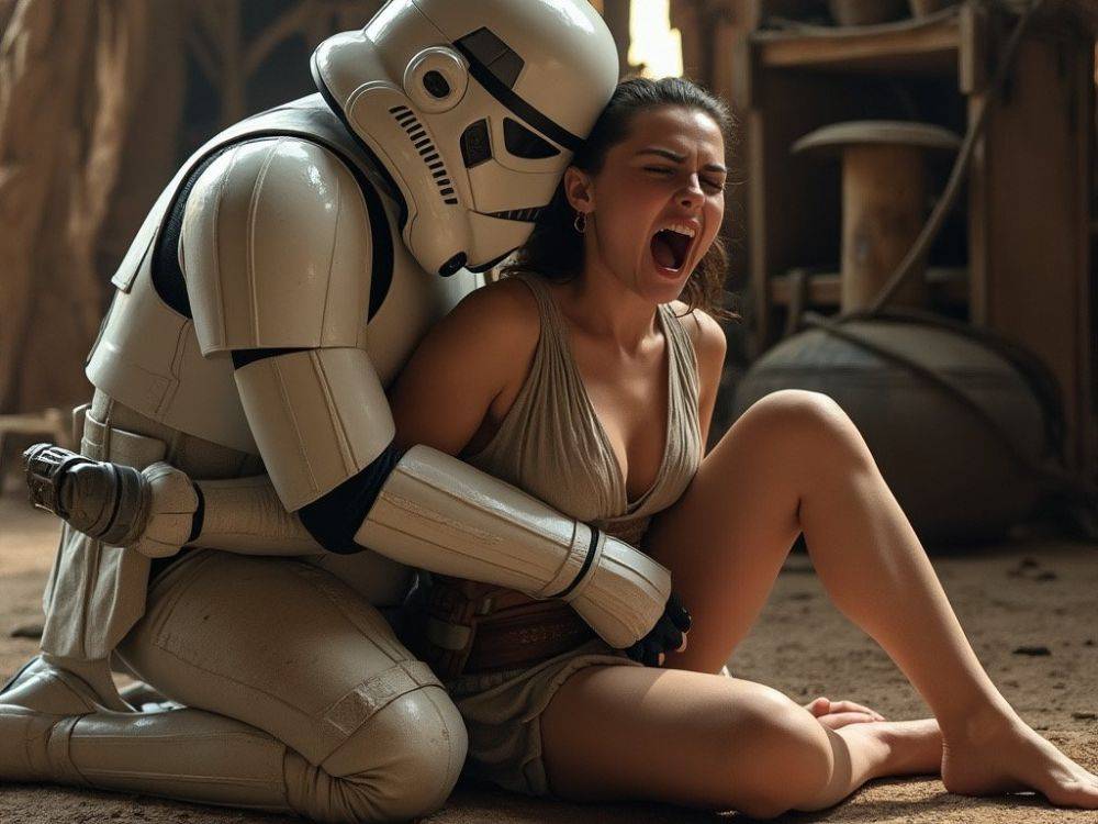 AI Rey Skywalker with Stormtrooper (Daisy Ridley) - #7