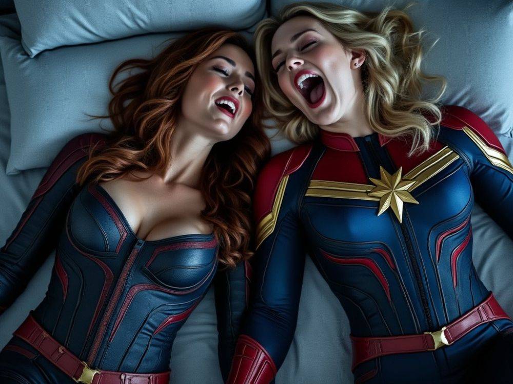 AI Black Widow & Captain Marvel (Scarlett Johansson & Brie Larson) - #11