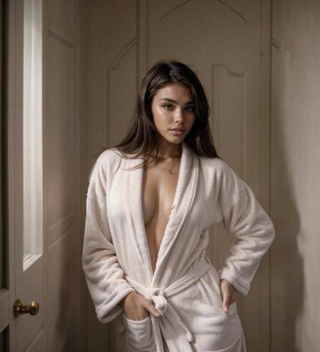 Cute AI generated babe Megan Clarkk shows her sexy body in a hot compilation - #7
