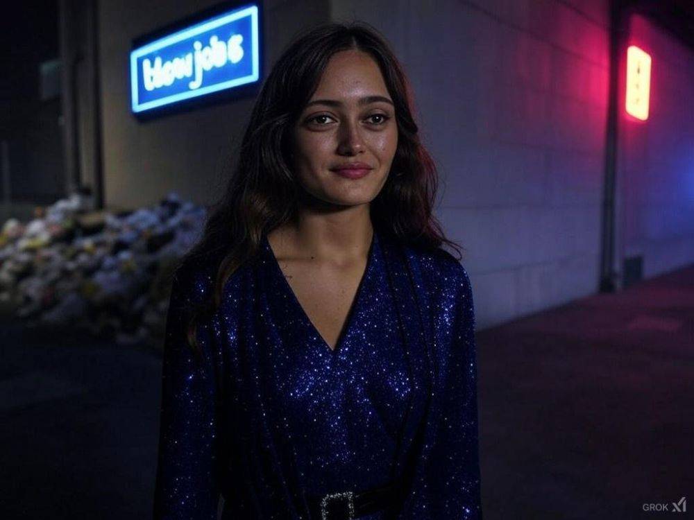 Ella Purnell - testing grok 2 ai fakes - #16