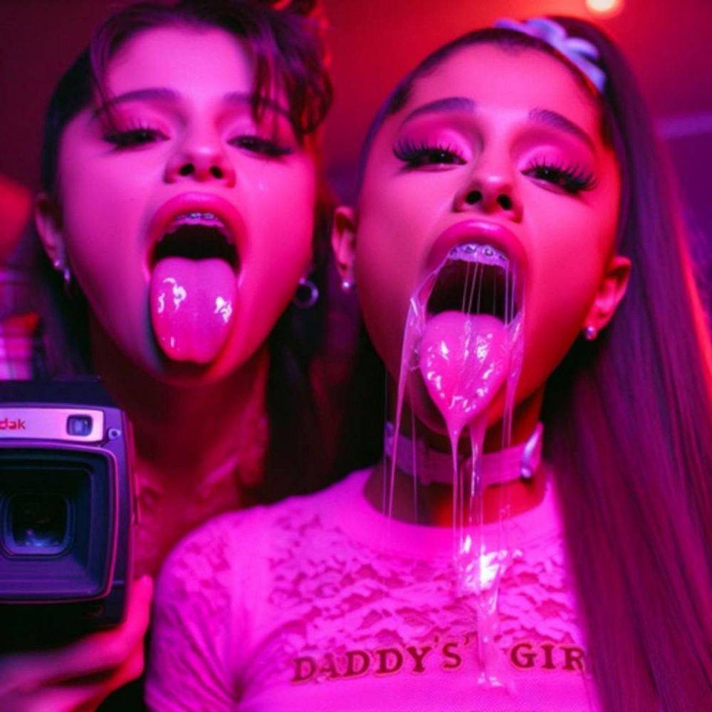 Cum covered celeb - AI and Tribs - #4