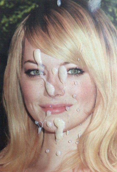 Cum covered celeb - AI and Tribs - #8
