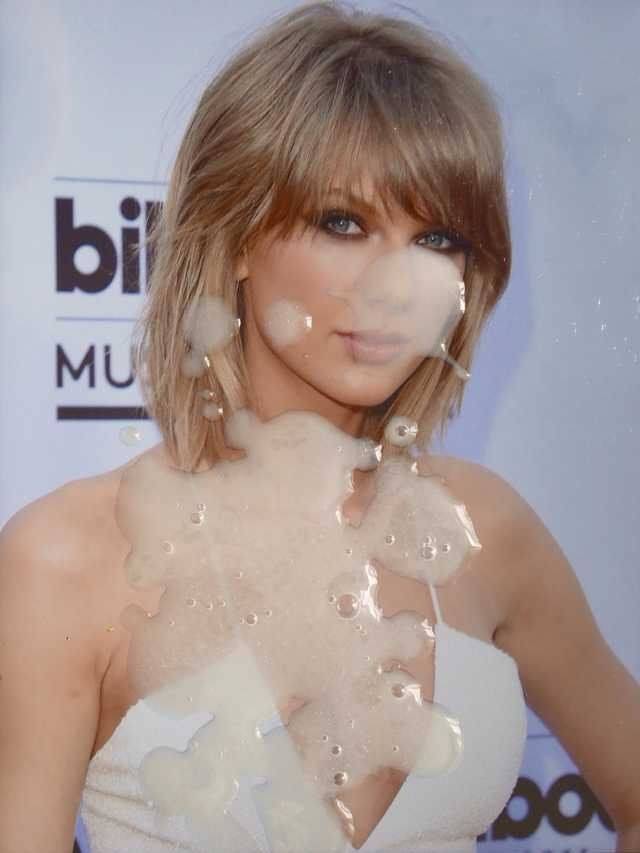 Cum covered celeb - AI and Tribs - #2