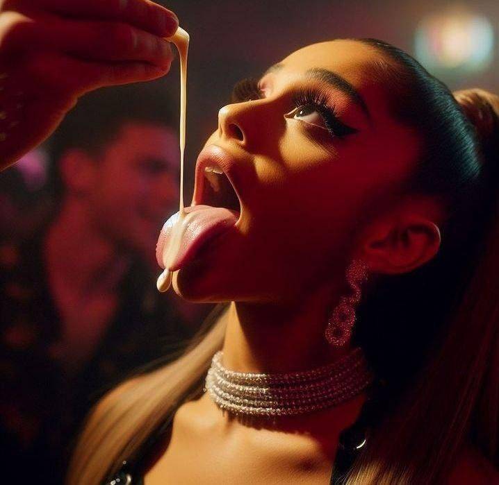 Cum covered celeb - AI and Tribs - #5