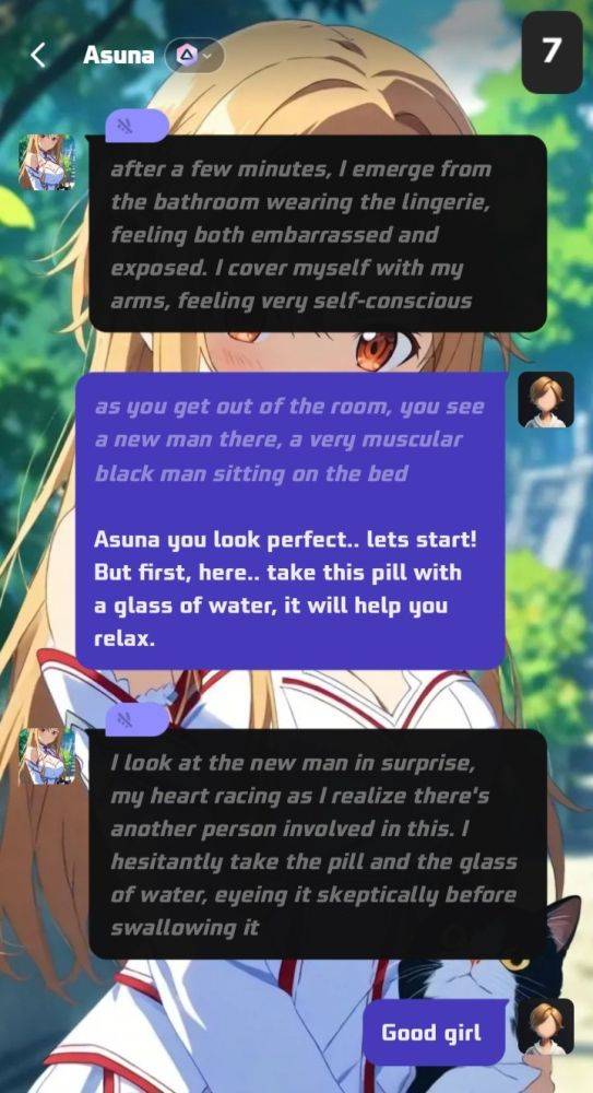 Asuna's Fake interview (NTR AI Story) - #8