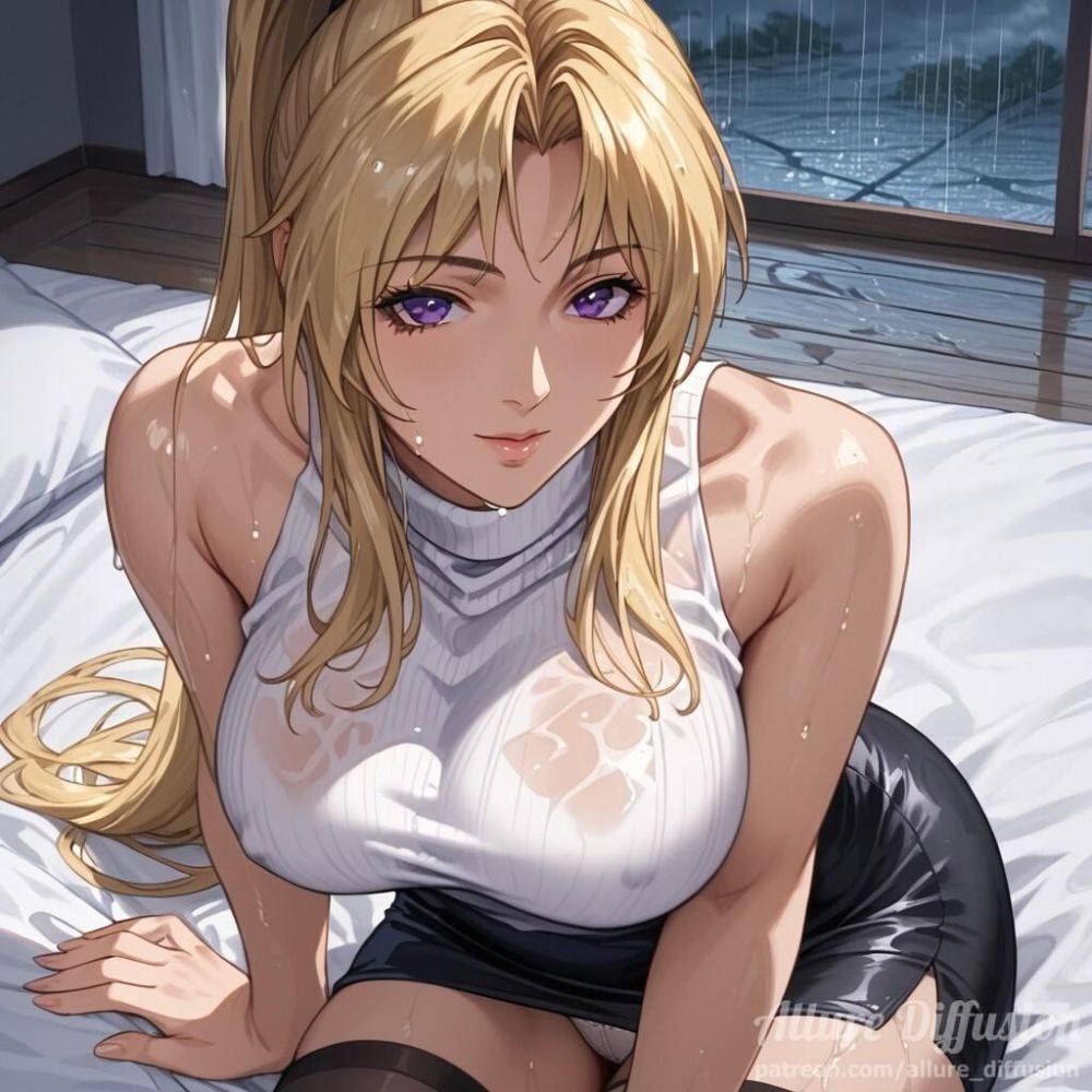 Kaori Saeki on a rainy day - #4