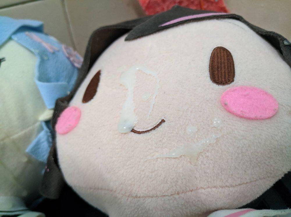 Kizuna Ai & Rem Plush Bukkake - #2