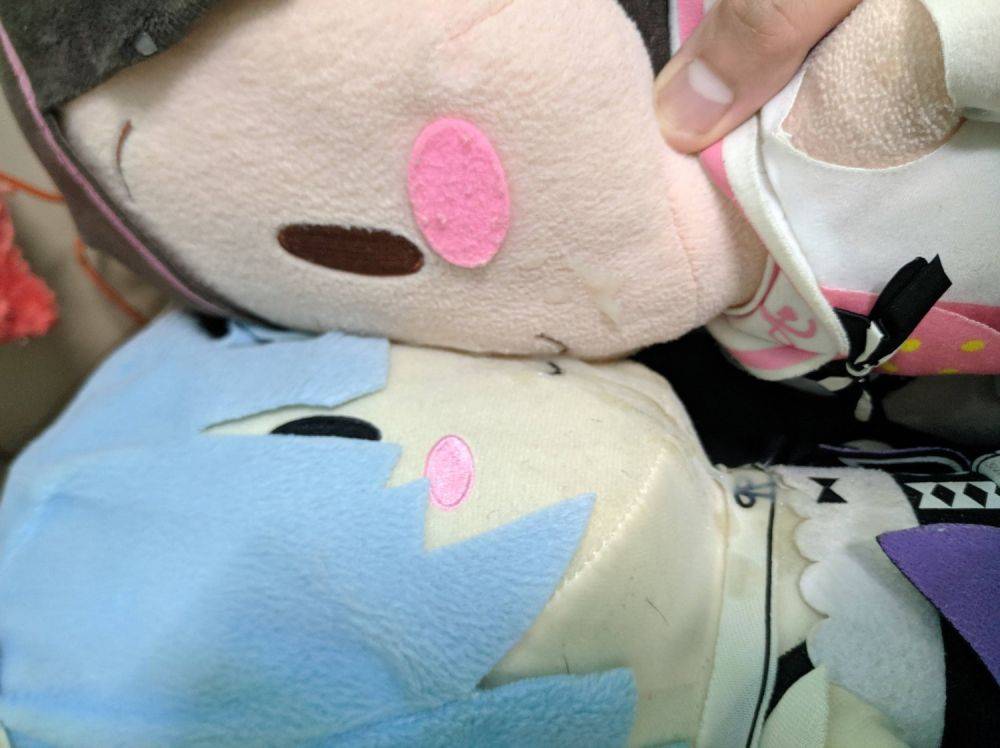 Kizuna Ai & Rem Plush Bukkake - #4