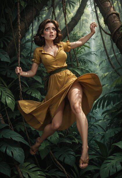 Jane Porter gets overheated in the jungle - #19