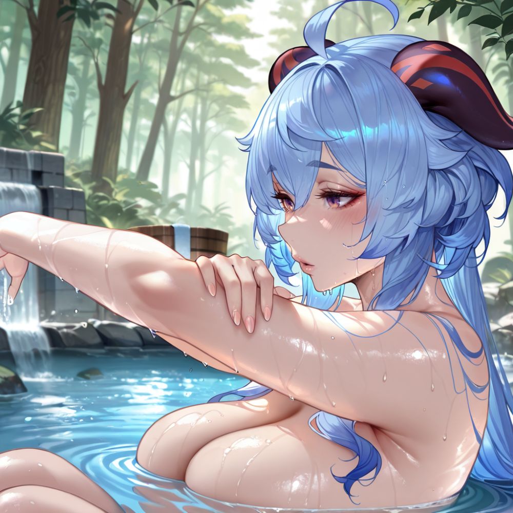 Nurse, hot spring, tease… Ganyu doesn’t give you a break, she gives you options. - #7