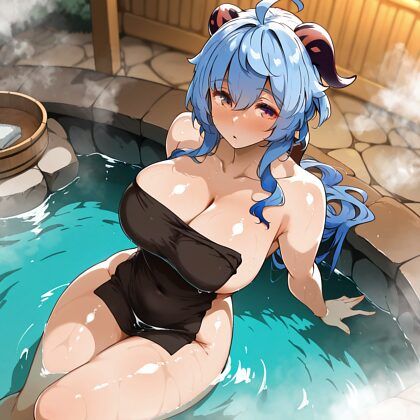 Nurse, hot spring, tease… Ganyu doesn’t give you a break, she gives you options. - #12