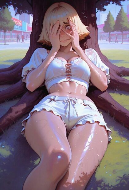 Couples get frisky in the shade - #28