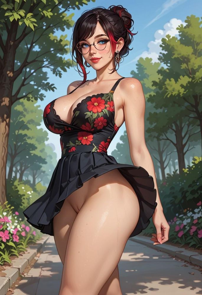 In summer, I love wearing dresses... without anything underneath - #13