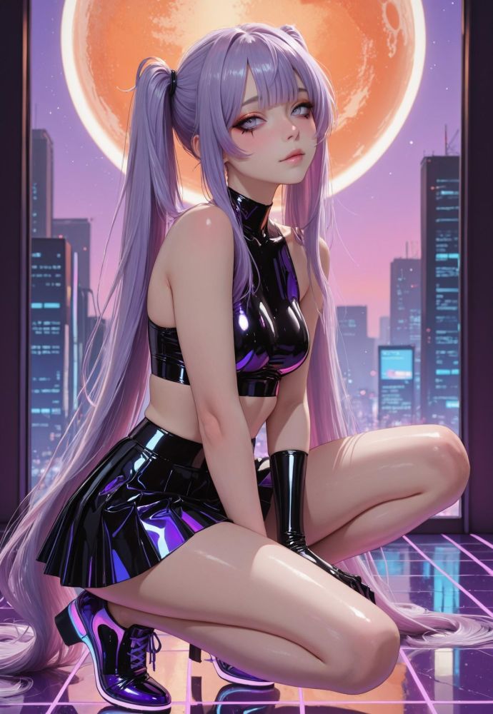 Neon Sunset Blushie - #12