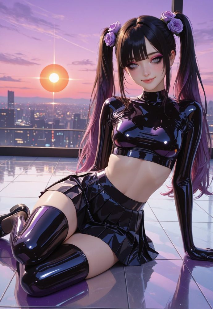 Neon Sunset Blushie - #2