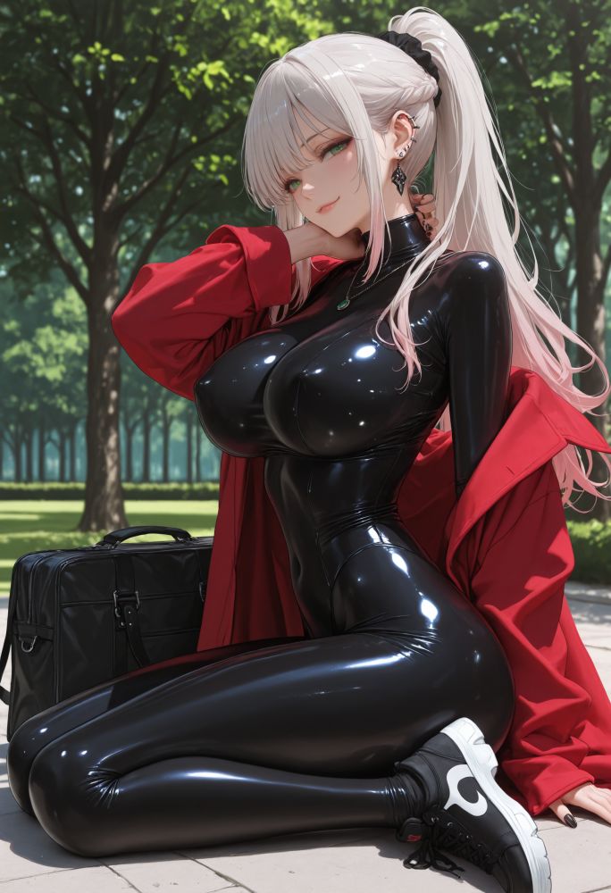 Skintight and shiny, for you to feast your eyes upon - #1