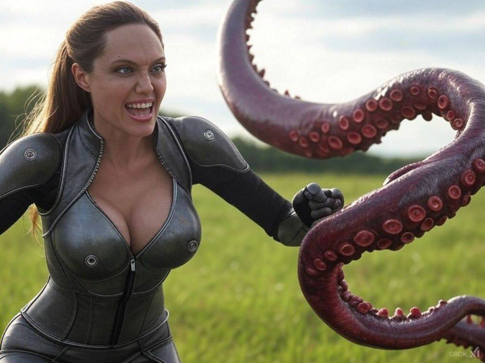 Angelina Ai vs Alien Tentacles - #10